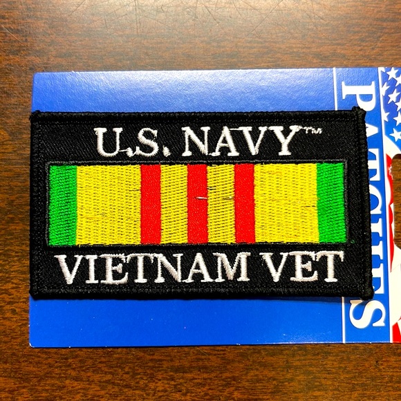 US Navy Vietnam Vet embroidered patch - Picture 1 of 3